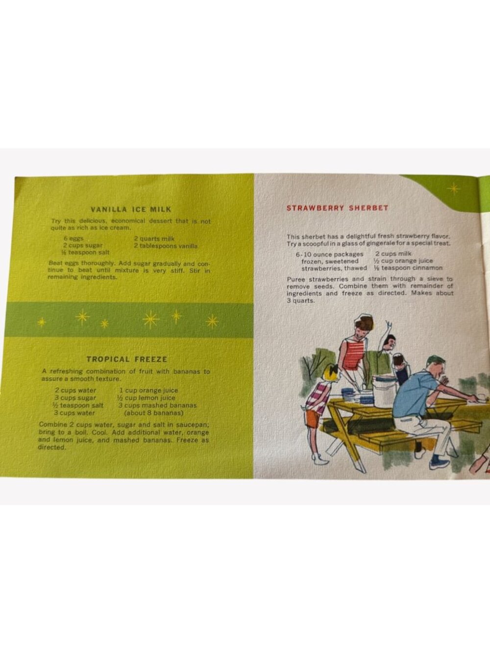 Vintage Silex Ice Cream Recipe Booklet 1950s With Instructions & Illustrations - Picture 4 of 5